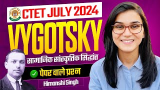 CTET July 2024 Lev VYGOTSKYs Theory by Himanshi Singh [upl. by Xyla236]