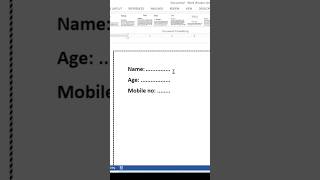 Creating Dotted Line for Paragraph Indentation in Word  Using Tab to Set FixedDistance Dot Line [upl. by Abbot]