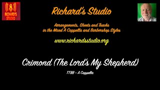 3 Tenor Mute TAG Crimond The Lords My Shepherd TTBB A Cappella Synth V [upl. by Radferd]