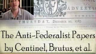 FederalistAntiFederalist Compare amp Contrast AntiFederalist Project [upl. by Brigida]