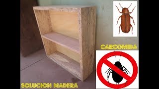 RECUPERANDO MADERA CARCOMIDA POR INSECTOS Alacena De Madera  Luis Lovon [upl. by Enal]