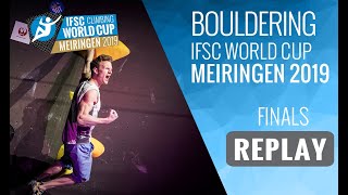 IFSC World Cup Meiringen 2019  Boulder finals [upl. by Crespi]