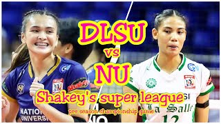 La salle vs NU highlights game  Shakeys super league pre season championship game 2024 [upl. by Sheree368]