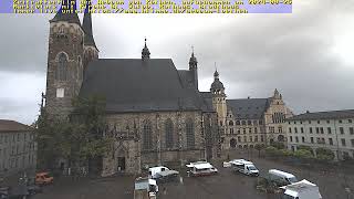 Webcam Marktplatz Köthen Zeitraffer vom 20240925 [upl. by Oisorbma]