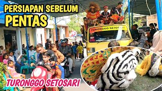 Intip Persiapan TURONGGO SETOSARI Sebelum Pentas Di Desa Rejosari Karangawen Demak [upl. by Nalhsa709]