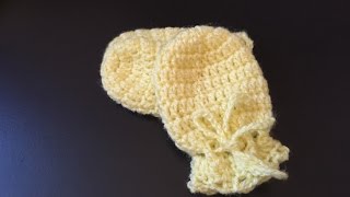 Tuto moufles bébé au crochet [upl. by Mccarty]