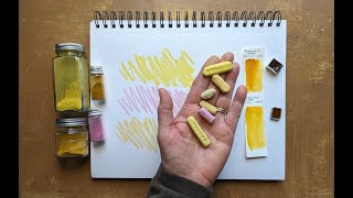 Making Botanical Lake Pigments for Watercolors and Pastels [upl. by Auginahs]