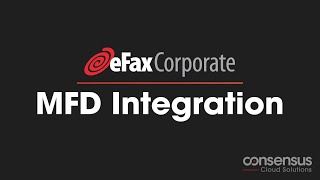 eFax Corporate MFD Integration [upl. by Heck]