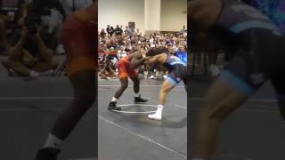 wrestling part 02😱 🏆 2024 senior word team trials jame green vs alec pantaleo 70 kg wrestling [upl. by Ainomar60]