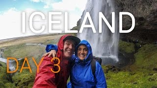 Iceland Vlog Day 3 Skogafoss  Selijalandsfoss  Selijavallalaug  Solheimasandur Plane Wreck [upl. by Esta]