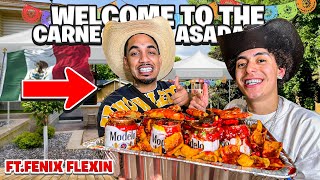 FENIX FLEXIN PULLS UP TO THE CARNE ASADA WCHEF SUIE [upl. by Nosac]