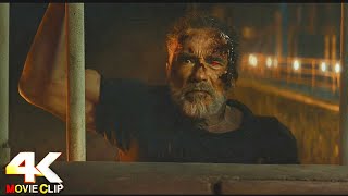 Terminator Dark Fate 2019  T800 saved Grace scene 4K 60fps [upl. by Howie710]