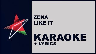 ZENA Like it Karaoke Belarus eurovision 2019 [upl. by Effie233]