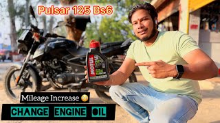 Motul Engine Oil for Pulsar 125 Bs6 bike  Motul Mobil 💯 Monu Jamui [upl. by Pangaro]