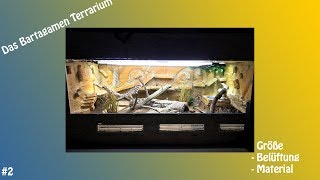 Das Bartagamen Terrarium Größe und Materialien Video 002 [upl. by Naginnarb]