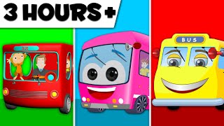 Wheels On The Bus Go Round And Round  Nursery Rhymes For children [upl. by Hacim317]