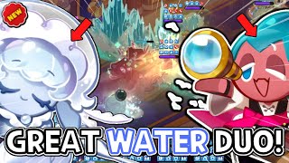 AMAZING DUO Frilled Jellyfish  Sorbet Shark Water Comp  Cookie Run Kingdom [upl. by Cosma]