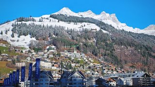 Travel to ENGELBERG MT TITLIS by SBB TrainSwitzerland🇨🇭 Travel Vlog winterwonderland switzerland [upl. by Goldshell419]