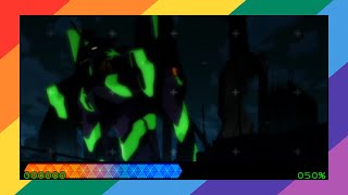 TAS PSP Rebuild of Evangelion Sound Impact Track 03 Hard  Mission 3 EVA01 Vs Sachiel [upl. by Ynnavoig]