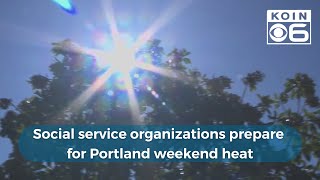 Social service organizations prepare aid for upcoming weekend heat [upl. by Juback]