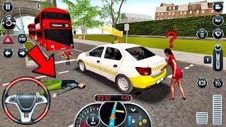 Taxi Sim 2016 25  CRAZY DRIVER Taxi Game Android IOS gameplay [upl. by Korman]