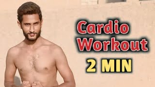 CARDIO WORKOUT  Full Body  No Equipment at Home  fitness journey [upl. by Ahsiat]