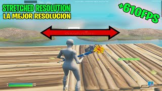 🔧 Asi tengo La MEJOR RESOLUCION ESTIRADA de FORTNITE  mas FPS  0 DELAY ✅ [upl. by Grata]