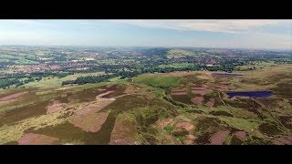 Aerial footage of Ilkley Moor [upl. by Aigroeg359]