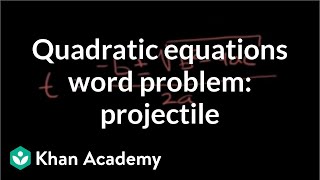 Example 4 Applying the quadratic formula  Quadratic equations  Algebra I  Khan Academy [upl. by Kcirreg]