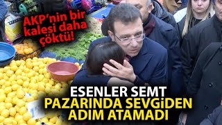 Ekrem İmamoğlu Esenler Semt Pazarında vatandaşın sevgisinden adım atamadı [upl. by Thebault]