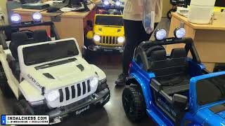 Coche eléctrico todoterreno 4x4 JEEP WRANGLER RUBICON 12V [upl. by Keare]