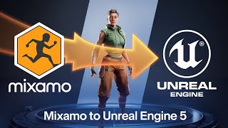 Import Mixamo Character and Animations to Unreal Engine 5 [upl. by Dorkas]