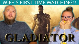 REUPLOAD  Gladiator 2000  Wifes First Time Watching  Movie Reaction [upl. by Coshow]