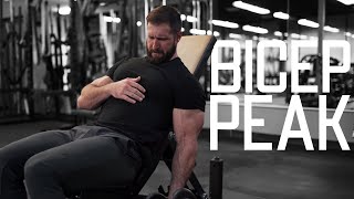 Bicep Peaks  Best Way To Build Your Long Head INTENSE EXERCISES [upl. by Randell715]