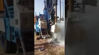 PDTHR 150 Meters Truck Mounted Water Well Drilling Machine Working at Africa welldrilling [upl. by Apollo]