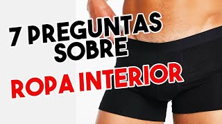 7 Preguntas Comunes Sobre Ropa Interior Que Te Avergüenza Hacer [upl. by Delle]