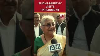 Dream Come True Sudha Murthy Visits New Parliament Building  Sudha Murthy  Parliament [upl. by Annmaria854]