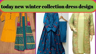 Today new winter collection dress design long dress design inner and upper design dresses [upl. by Yramanna381]