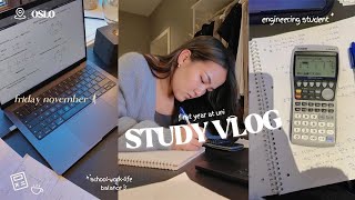 OSLO uni vlog  week in the life of a first year engineering student in Oslo at OsloMet📖💻🎧 [upl. by Acimahs]