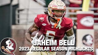 Jaheim Bell 2023 Regular Season Highlights  Florida State TE [upl. by Myrna664]