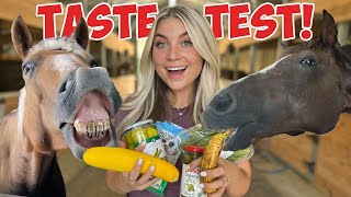 HORSE TASTE TEST CHALLENGE [upl. by Yesnik]