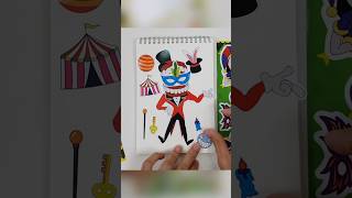 DIGITAL CIRCUS asmr stickerbook [upl. by Esimehc]