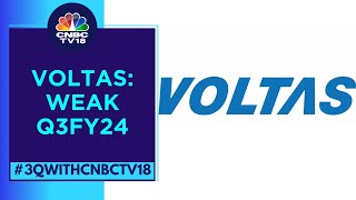 Voltas Reports A Weak Q3 Earnings With Revenue At ₹2625cr amp EBITDA Margin At 11  CNBC TV18 [upl. by Malachi29]