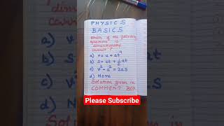 DIMENSIONALLY CORRECT EQUATION ll CLASS 11 PHYSICS class11physicsyoutubeshorts physics [upl. by Nnaitsirhc481]