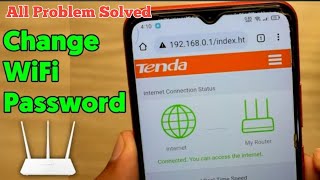 how to change tenda wifi password [upl. by Alayne]