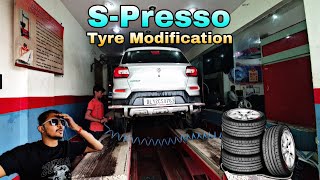 🔥 SPresso TYRE MODIFICATION  👌 Best tyres for Maruti Suzuki Spresso  RB rAhuL [upl. by Crandall]