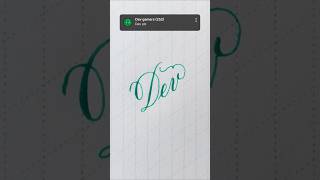 Writing Dev Beautiful pointed pen calligraphy calligraphy satisfying writewithme [upl. by Rives46]