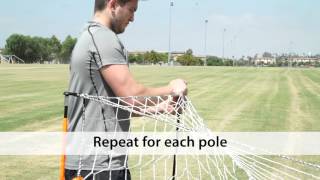 Bownet Soccer Goal 4x8 Set Up Video [upl. by Llewellyn]