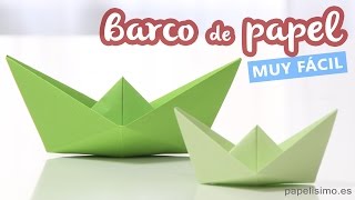 Cómo hacer barco de papel [upl. by Slin]