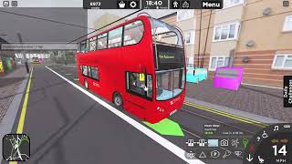 Abellio Travel London Enviro 400 on Tram Replacement Service from Therapia Lane Addiscombe [upl. by Adnoek]